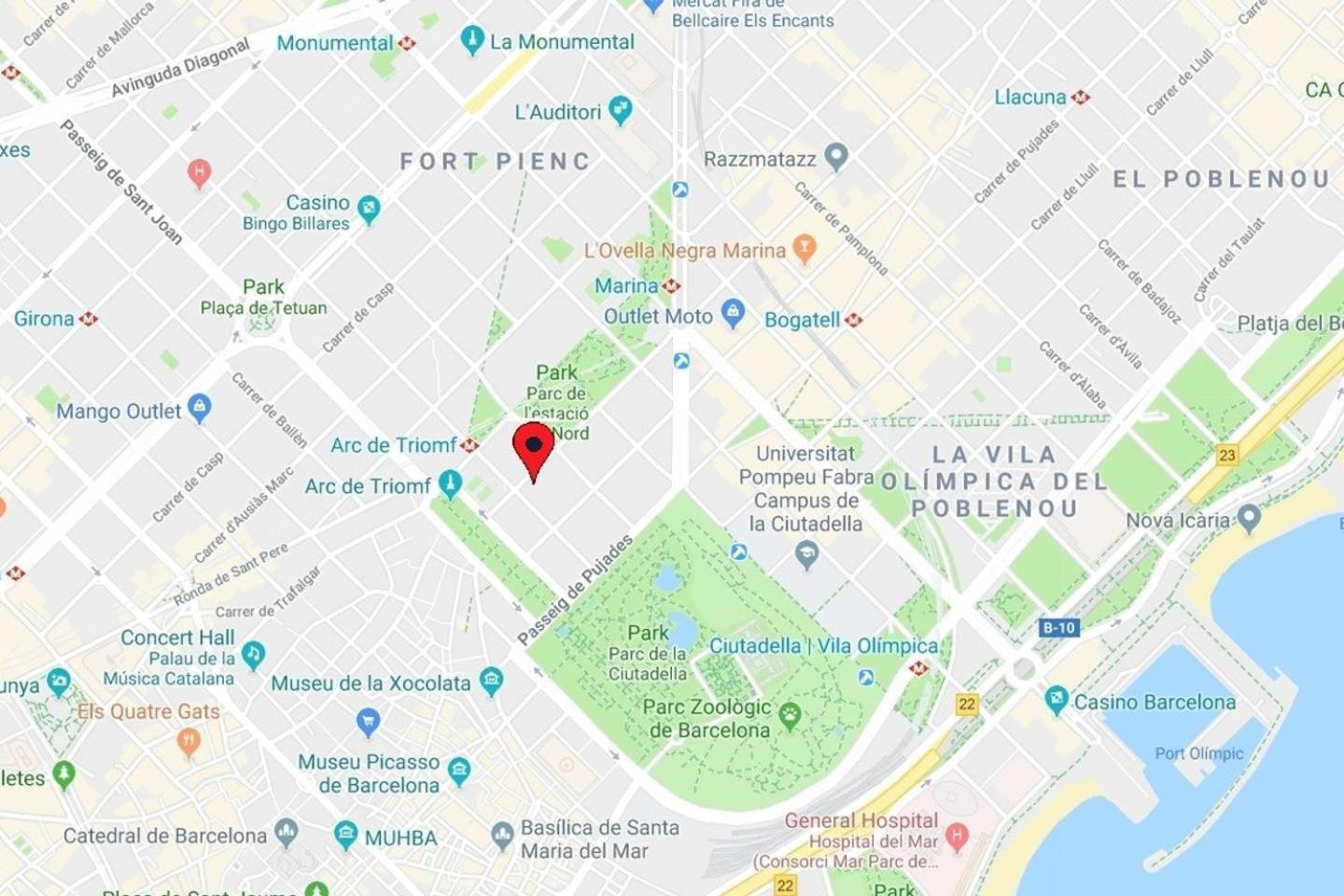 Cozy 2 Bedroom Next To Arc De Triomf Barcelona Exterior photo